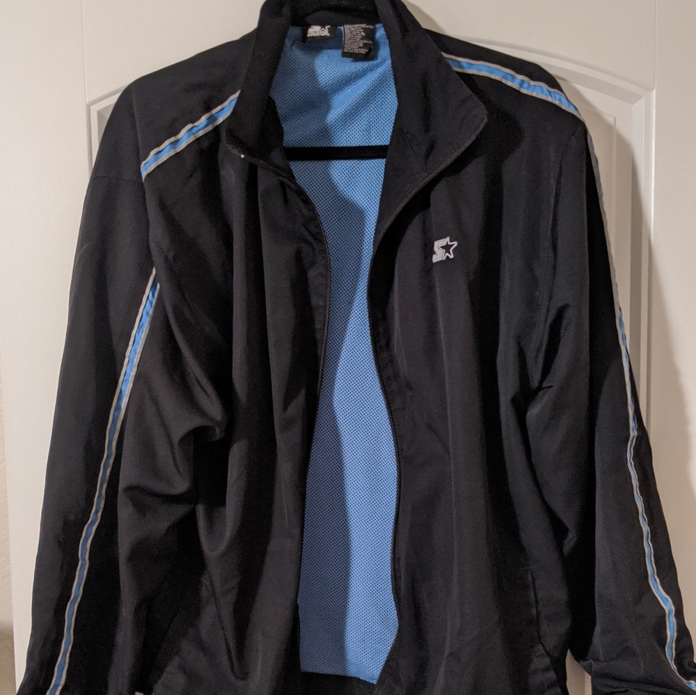 Blue starter wind breaker. The wind will never stand a chance